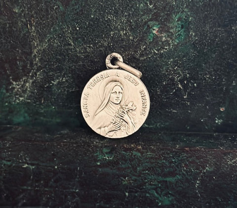 Vintage Saint Therese of Lisieux - Round 1.5 cm  *Limited Stock*