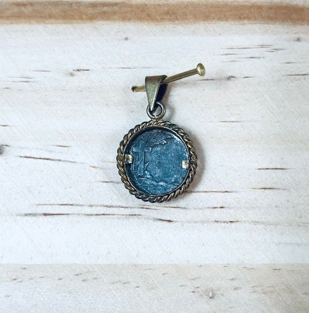 Vintage Our Lady of Lourdes - Gold Plated Decorative Frame **UNIQUE FIND** - Rob Clemenz SaintsforSinners