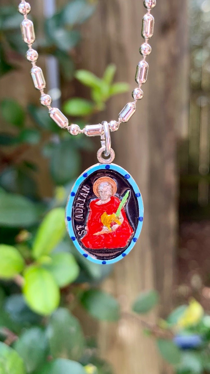 Adrian, Saint Medal, Patron Saint Gun Safety, the Armed Forces, and Skeet Shooters! - Rob Clemenz SaintsforSinners