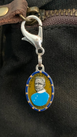 Andre Bessette, Blessed Holy Cross Schools, Hand-Painted Saint Medal, Patron of Teachers