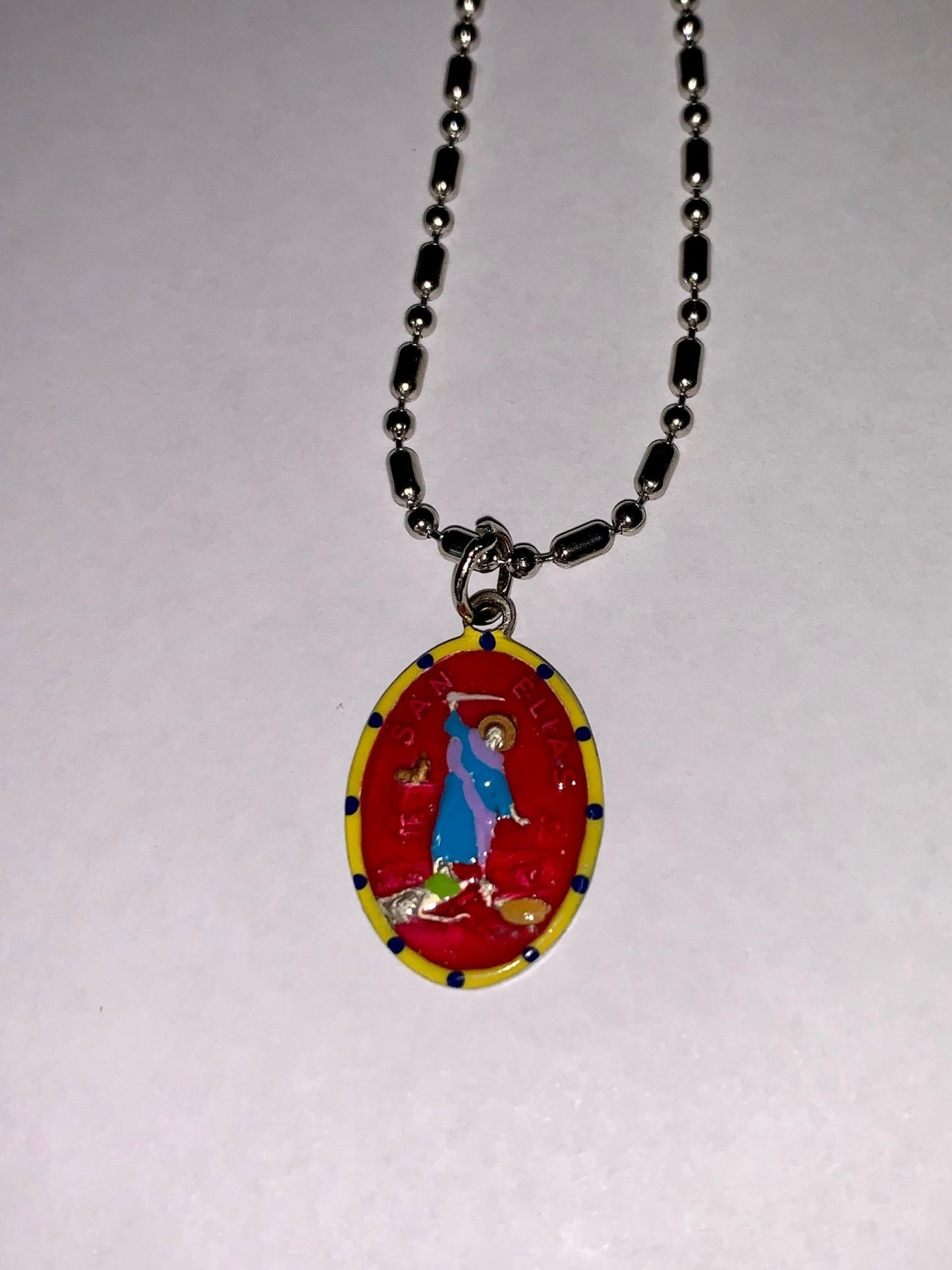 Elias, Saint Medal, Invoked against Earthquakes, Drought - Rob Clemenz SaintsforSinners