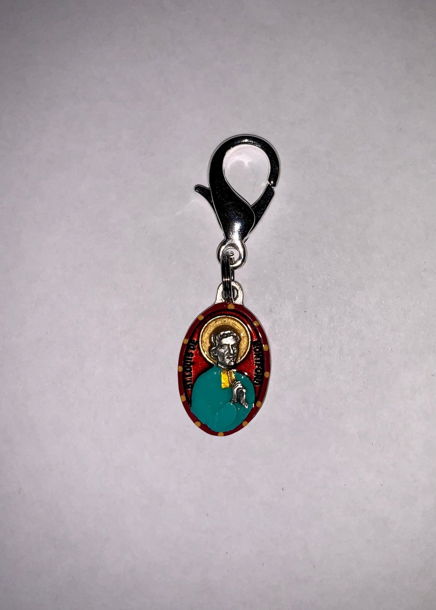 Louis de Montford, Hand - Painted Saint Medal, Patron of Marian Devotion, Writers - Rob Clemenz SaintsforSinners