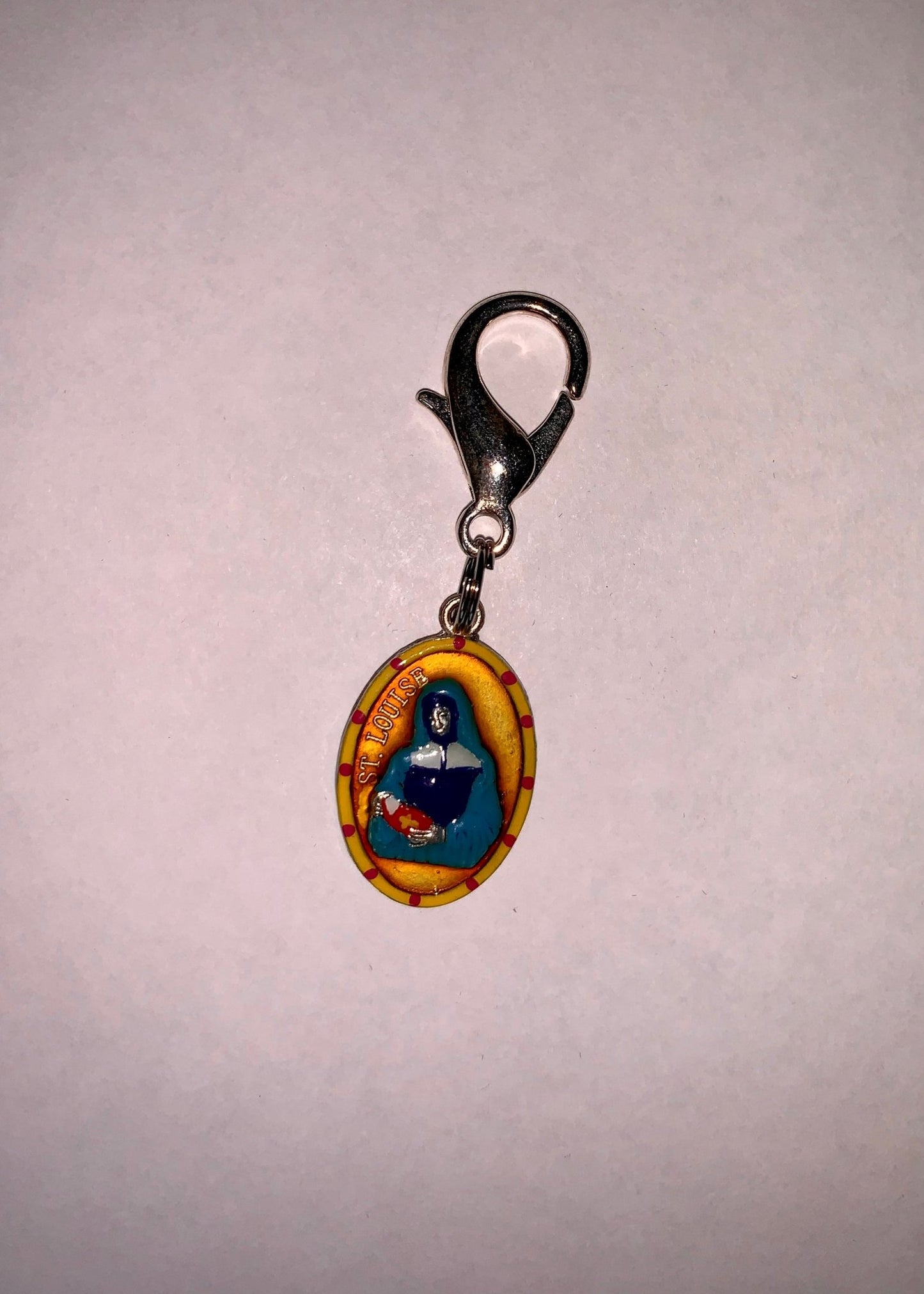 Louise Albertoni, Hand - Painted Saint Medal, Care, Caregiving, Miracles, Levitation, Altruism - Rob Clemenz SaintsforSinners