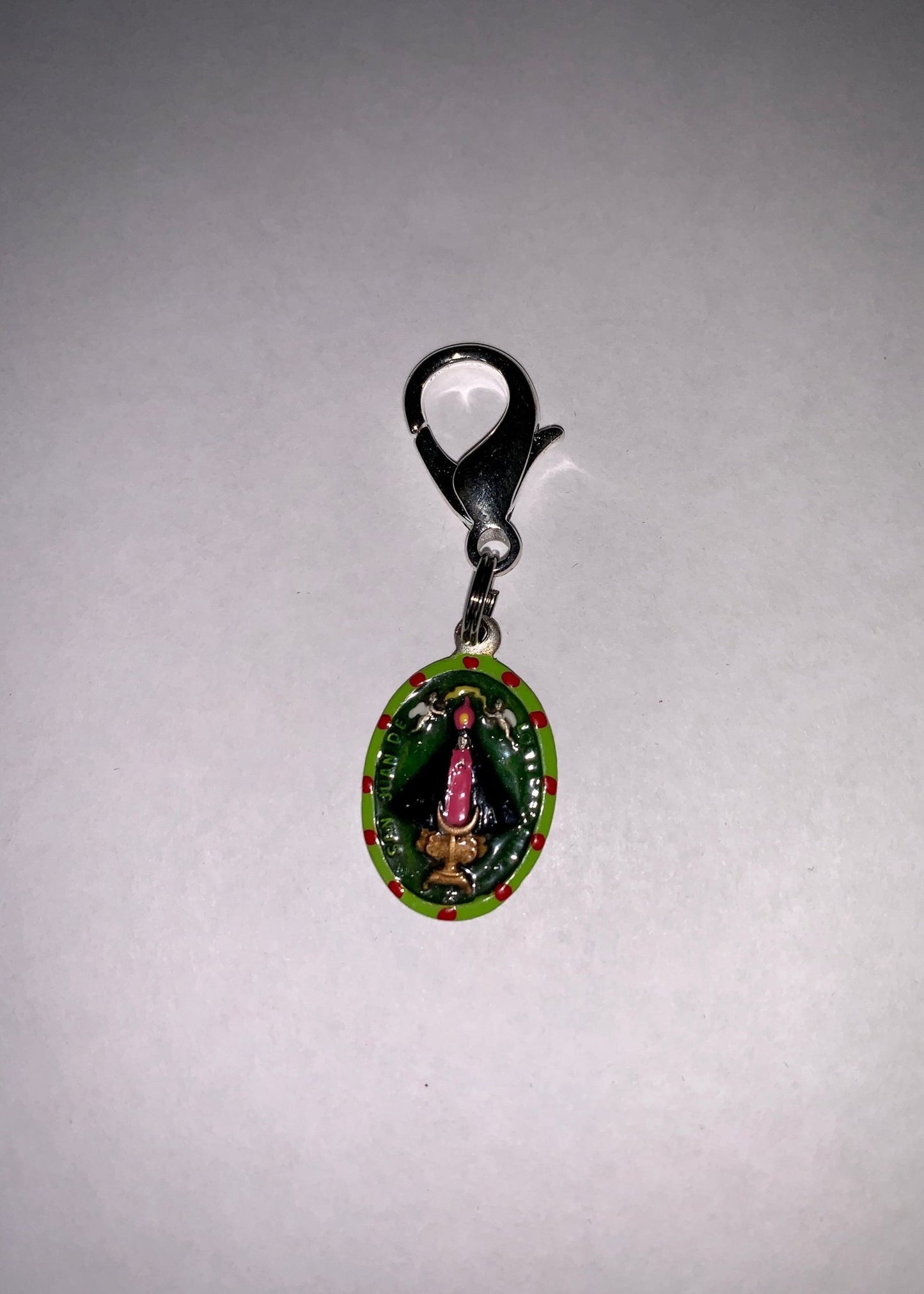 Our Lady Of San Juan De Los Lagos, Hand - Painted Medal, Mexico, Patron of Safety - Rob Clemenz SaintsforSinners