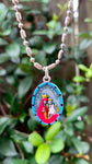 Our Lady of Mount Carmel, Hand-Painted Medal, Patron of Mount Carmel Academy