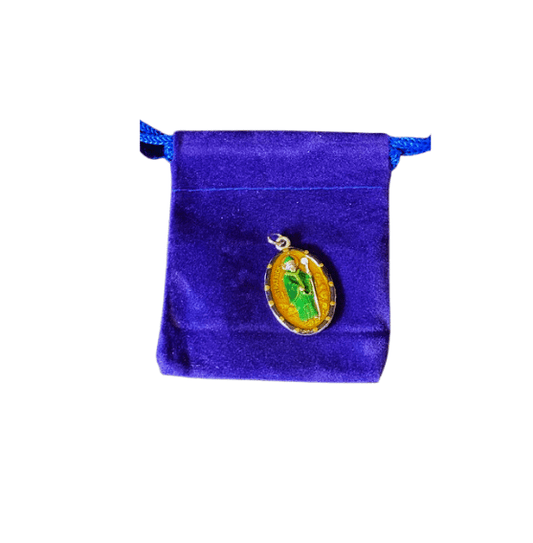 Patrick #2, Hand - Painted Saint Medal, Patron Saint of Ireland, the Irish & St. Patrick’s Day! - Rob Clemenz SaintsforSinners