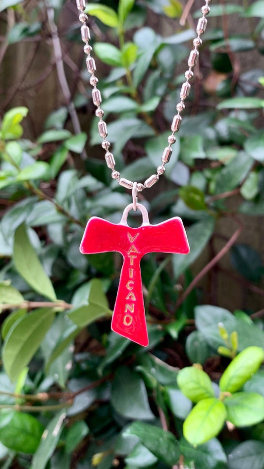 Vatican Cross, "Pax et Bonum," Peace and Goodness Be With You, Franciscan, Rome - Rob Clemenz SaintsforSinners