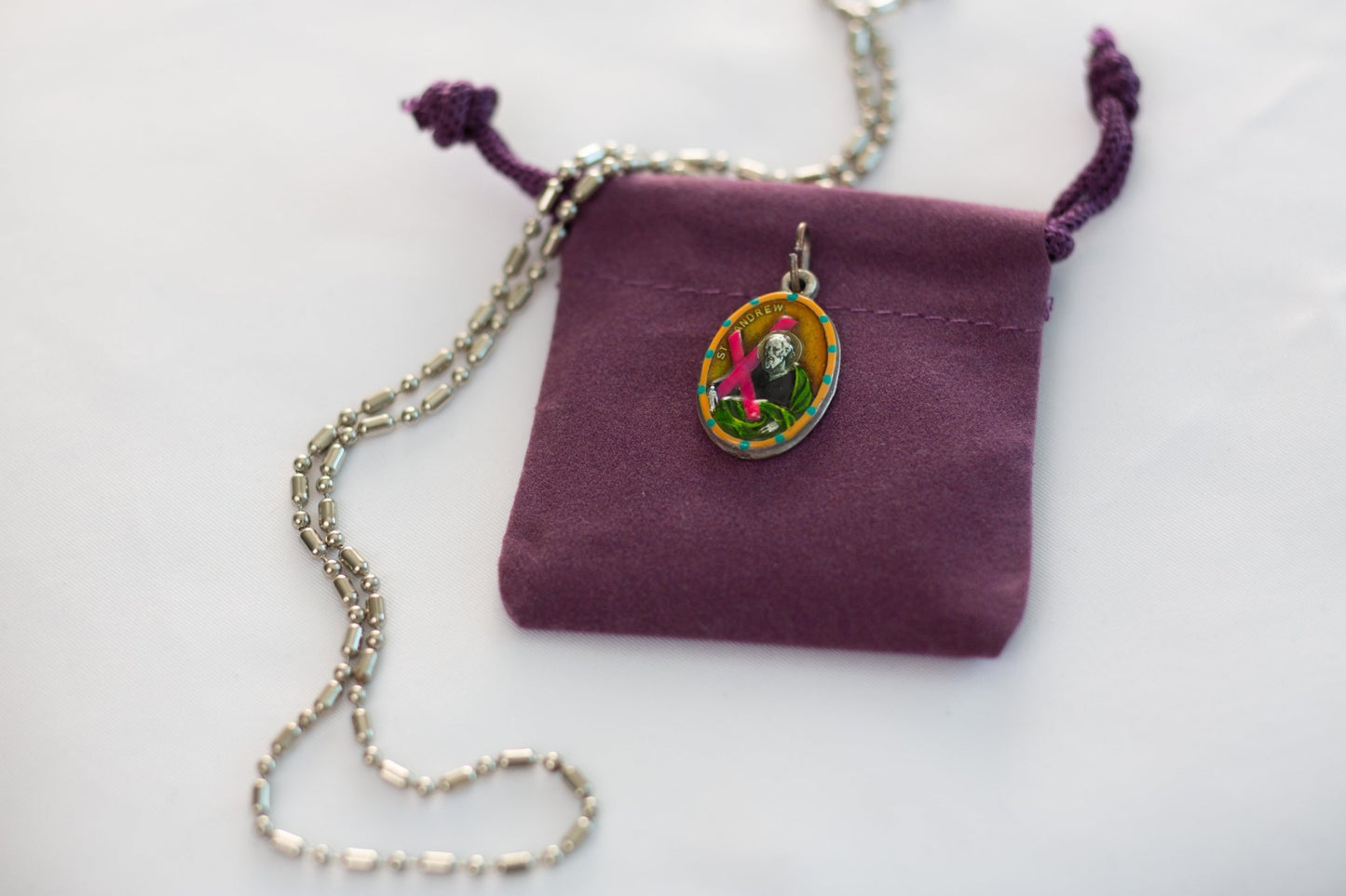 Andrew, Scotland Golf Course Saint Medal, Apostle, Patron Scotland, the Scots, and Saint Andrew's Golf Course - Rob Clemenz SaintsforSinners