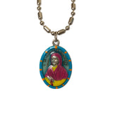 Saint Bernadette Soubirous Medal - Hand-Painted on Italian Silver by Saints for Sinners