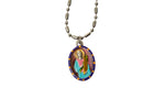 Saint Cecilia Miraculous Medal - Hand-Painted on Italian Silver by Saints For Sinners