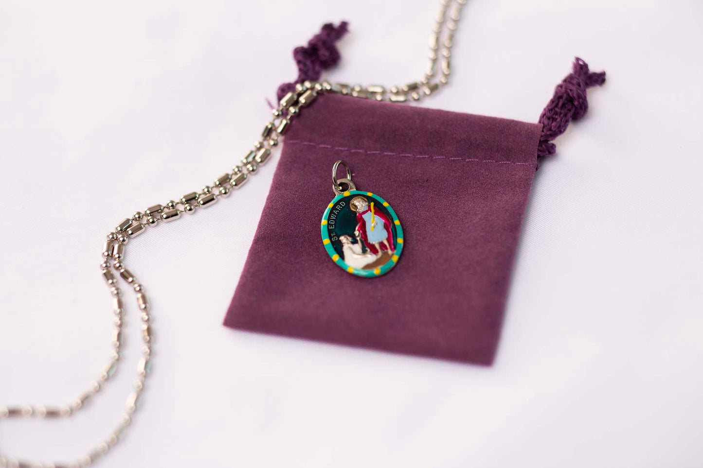 Edward the Confessor, Saint Medal, Patron with the "Divine Touch of Kings" Confessors, Confessions, Curer of Diseases - Rob Clemenz SaintsforSinners