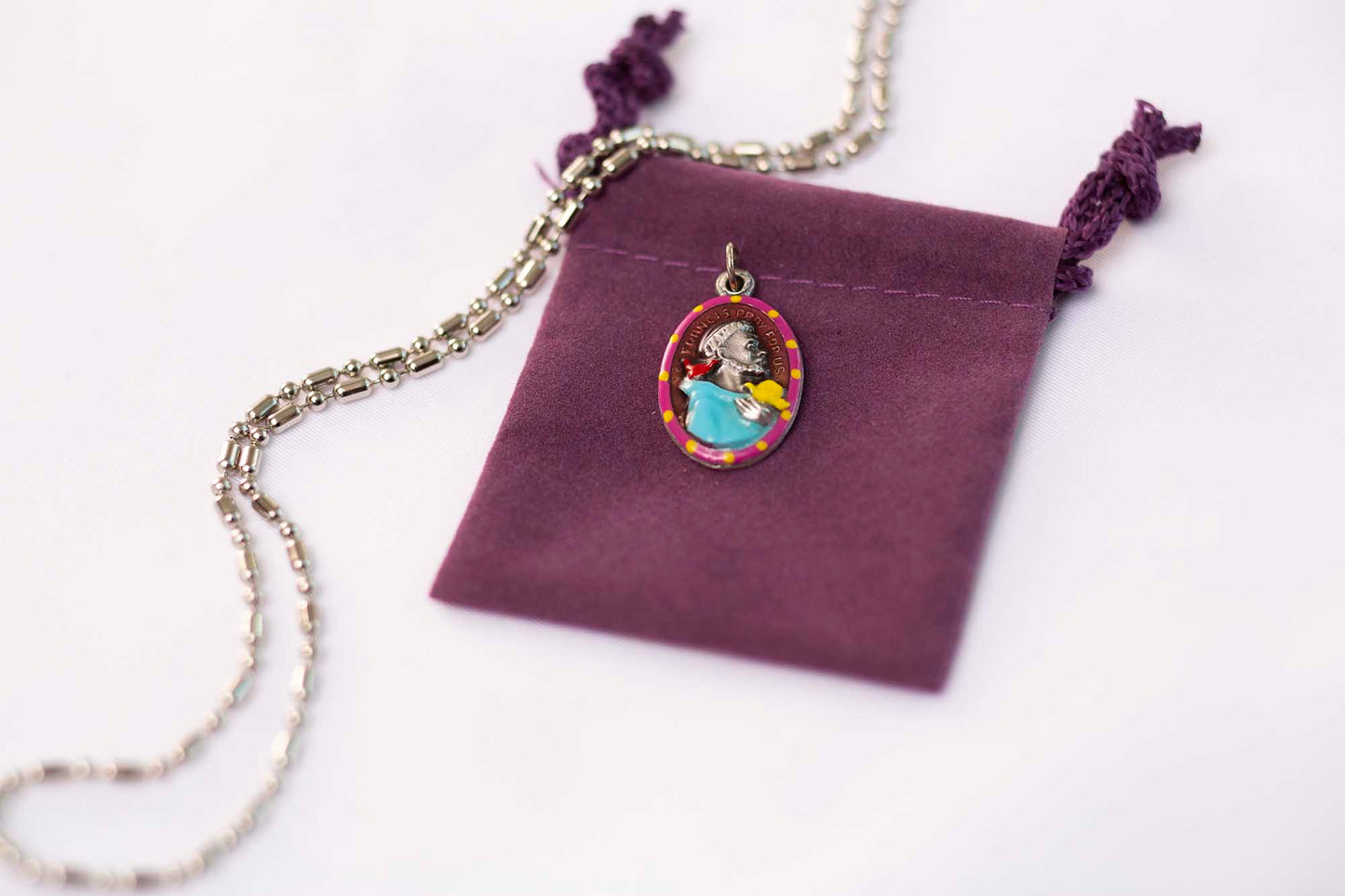 Francis of Assisi, Saint Medal, Patron of the Environment, Animal Lovers, Bird Watchers - Rob Clemenz SaintsforSinners