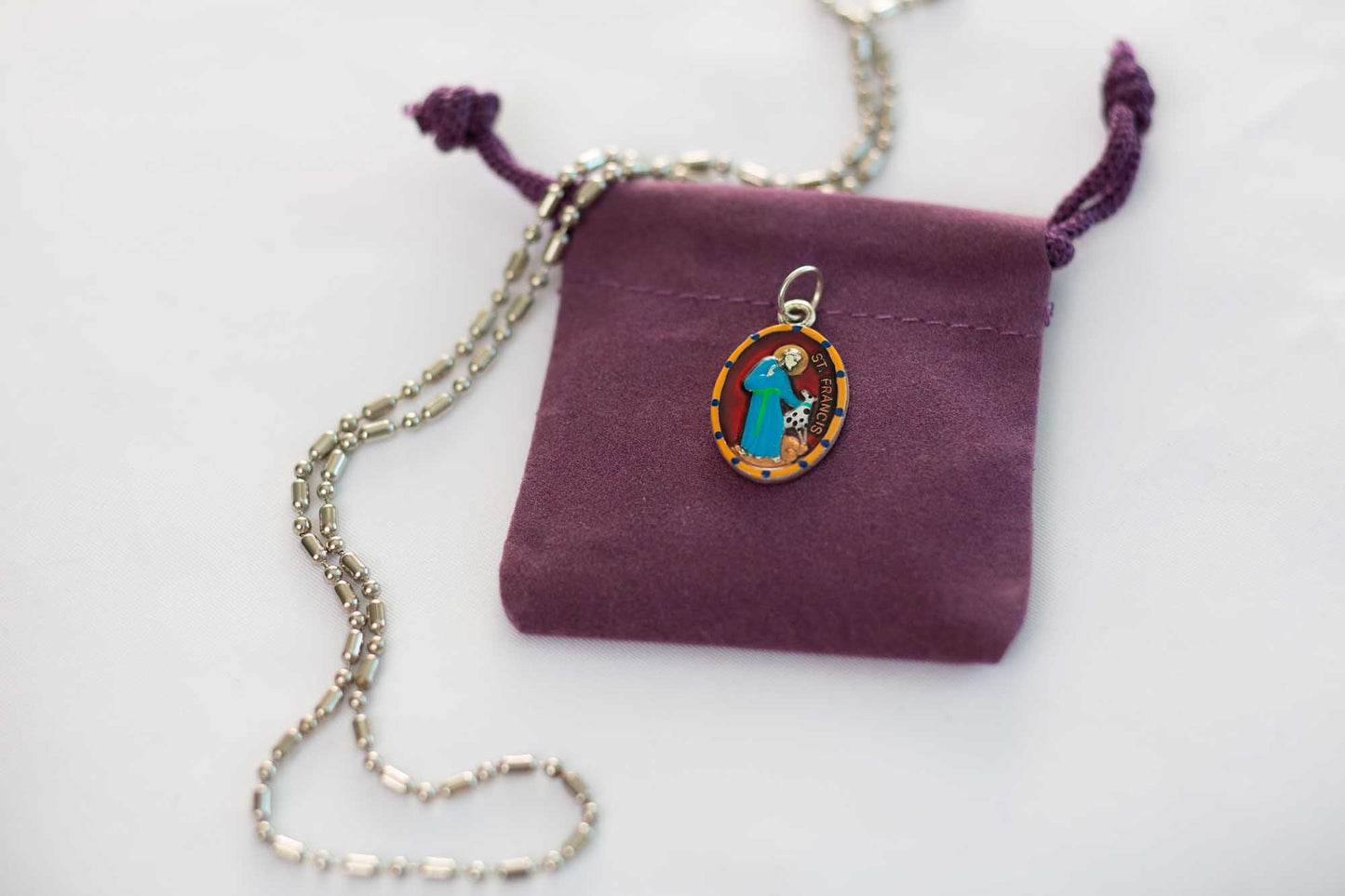 Francis of Assisi, Saint Medal #5, Patron of Environment, Animal Lovers, Bird Watchers - Rob Clemenz SaintsforSinners