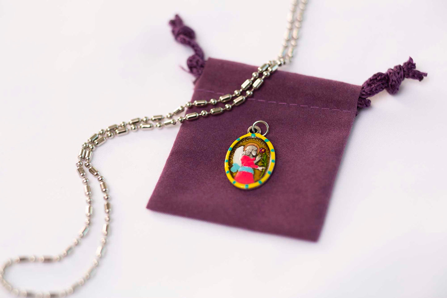 Gabriel the Archangel, Saint Medal, Patron for Good News, Messages, Texting & Postal Workers - Rob Clemenz SaintsforSinners