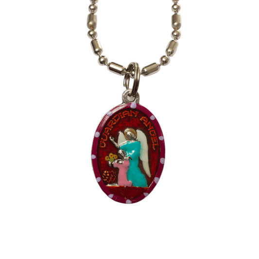 Guardian Angel Medal, Protecting Us, Watching Children, Lending a Helping Hand - Rob Clemenz SaintsforSinners