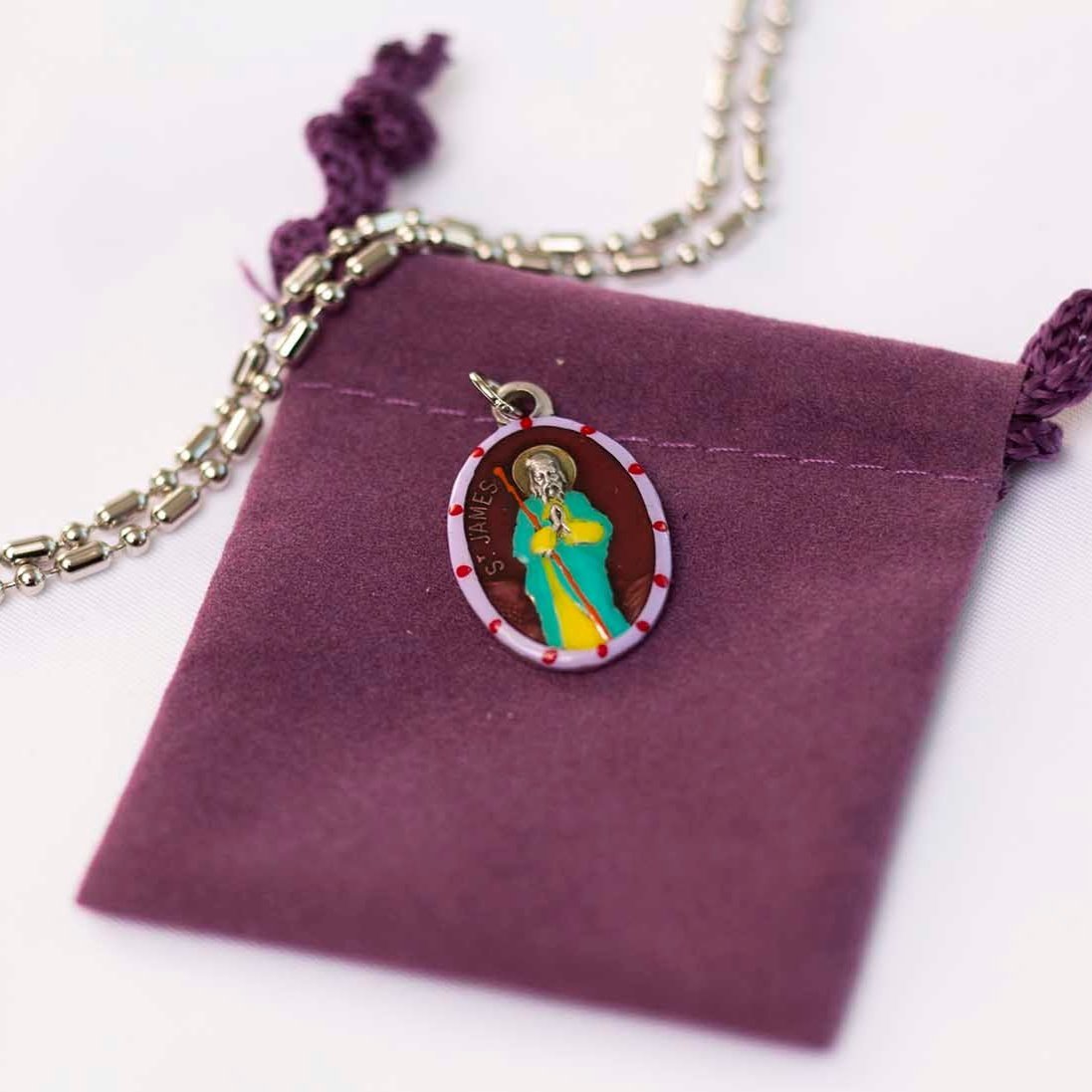 James, Saint Medal, Patron of Loyalty, Laborers & Horsemen, Against Arthritis - Rob Clemenz SaintsforSinners