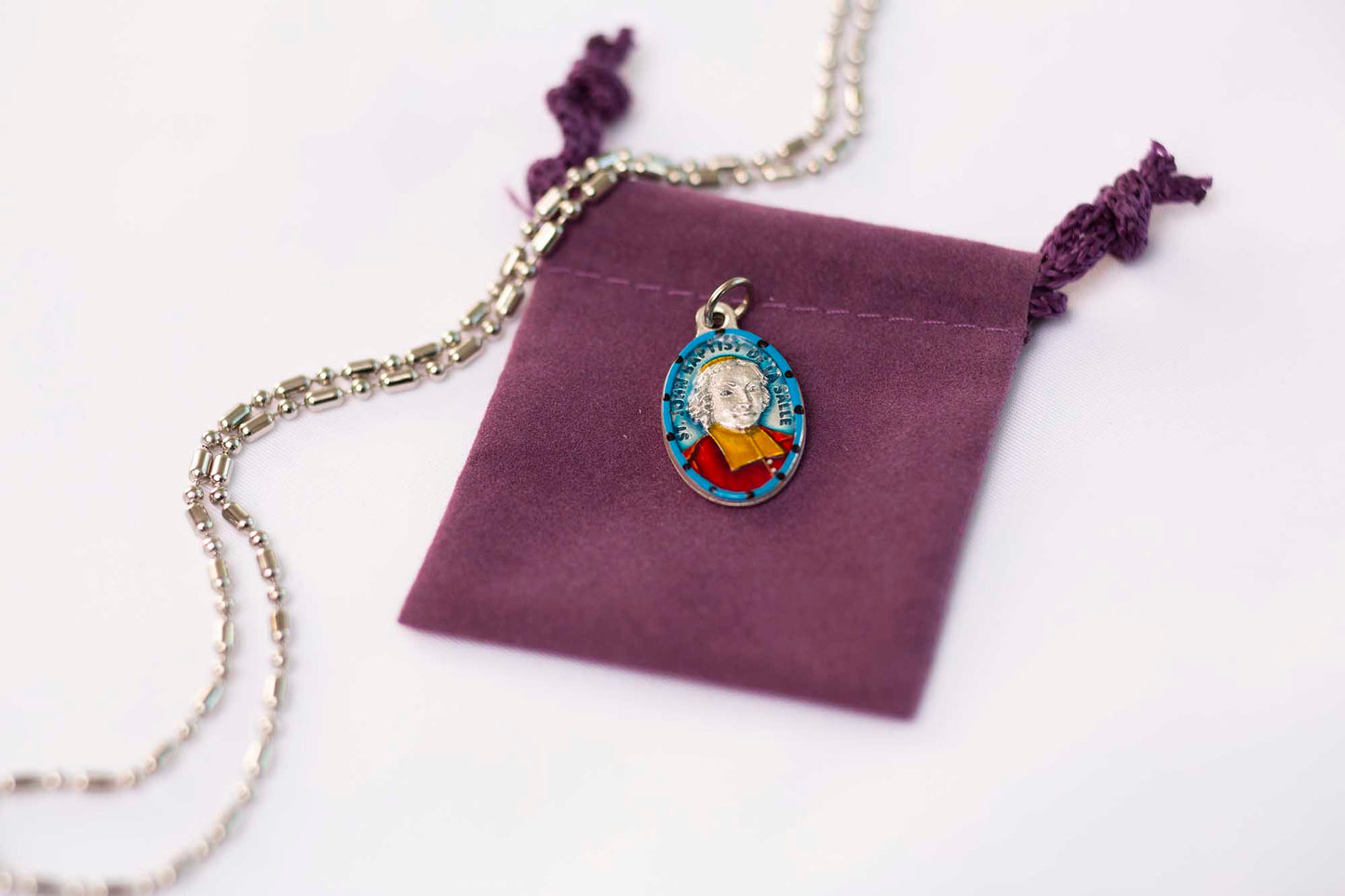 John Baptist de la Salle, Saint Medal, Father of Modern Education, Christian Brothers - Rob Clemenz SaintsforSinners