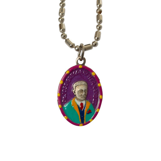 Jose Gregorio, Hand - Painted Saint Medal, Venezuela, Layman, Physician - Rob Clemenz SaintsforSinners