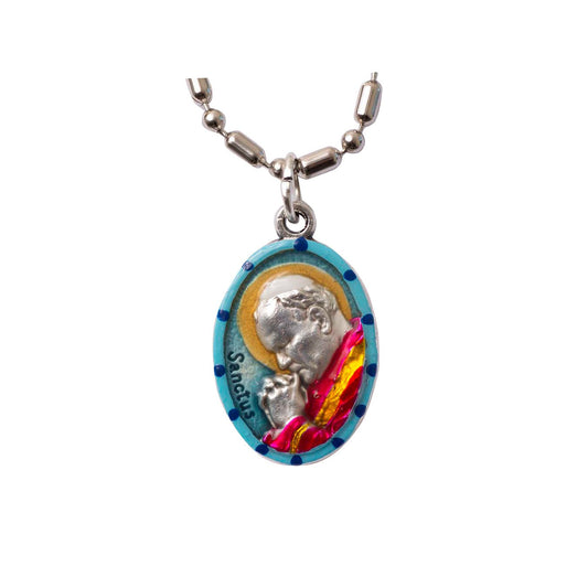 Pope - Saint John Paul II, Hand - Painted Saint Medal, Karol Jozef Wojtyla, JP2, The Polish Pope - Rob Clemenz SaintsforSinners