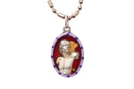 Saint Sebastian Medal - Hand-Painted on imported Italian Silver by Saints For Sinners