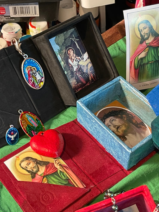 Custom Hand-Painted Prayer Box Update - Rob Clemenz SaintsforSinners