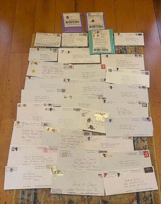 Back in New Orleans and Mailing Out Your Treasures! - Rob Clemenz SaintsforSinners