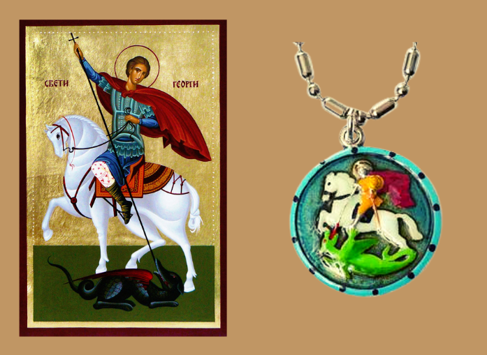 33rd Day of Lent - Saint George   🐴   Patron of the Military, Horses, Equestrians & Horse Lovers - Invoked for Military Safety