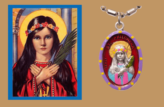 26th Day of Lent - Saint Philomena   👶     Safely Delivering Babies - Infants & Newborns - Invoked for Successful Pregnancies - Rob Clemenz SaintsforSinners
