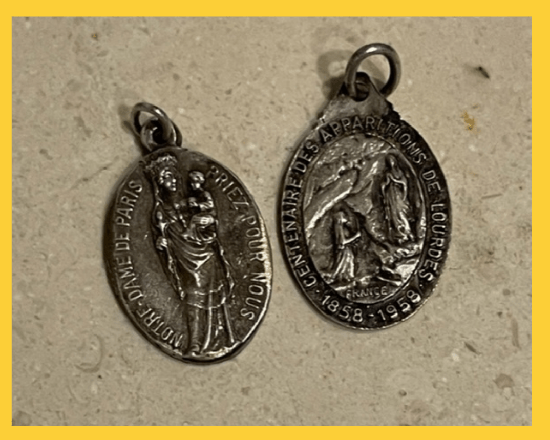 Notes from Venasque 🗒️ Vintage French Saint Medals - Rob Clemenz SaintsforSinners