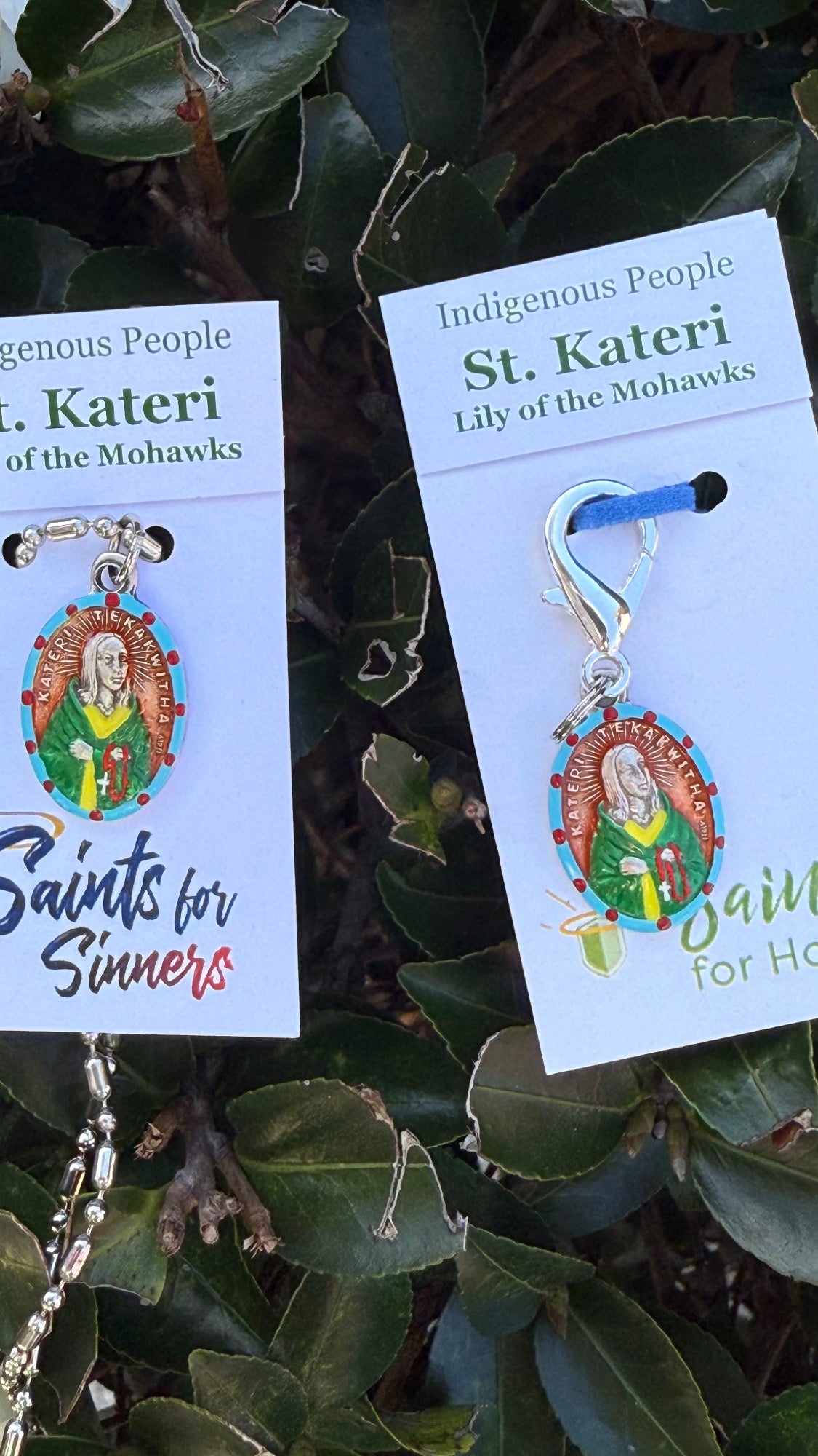 Kateri Tekakwitha, Saint Medal, Patron of Indigenous Peoples, the Environment, and Alaska - Rob Clemenz SaintsforSinners