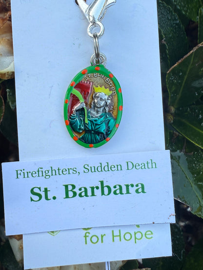 Barbara, Lightning, Fire, Explosions Saint Medal for Safe Fireworks Displays