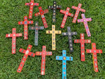 Hand-Painted Repurposed Crosses. Remixed, Remade, Remodeled & Repurposed!