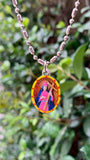 Helen of the Cross, Hand-Painted Saint Medal, Patron of Archaeologists & New Discoveries
