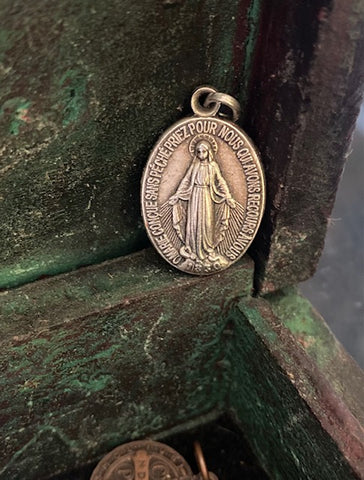 Vintage Miraculous Medal 2cm *Limited Stock*