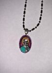 Isaac Jogues, Hand-Painted Saint Medal, Jesuit Missionary, Strength in Difficulty