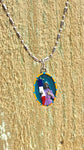 Joan of Arc, Hand-Painted Saint Medal, Patron Saint of France & The Maid of New Orleans
