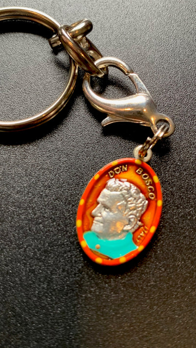 John Don Bosco, Hand-Painted Saint Medal, Apostle to Youth, New Orleans Covenant House