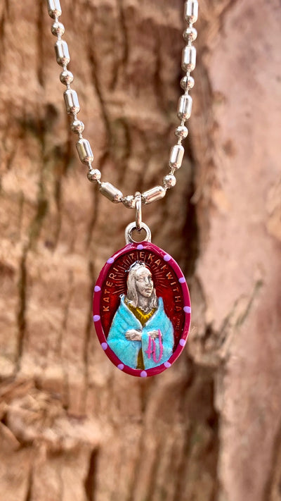 Kateri Tekakwitha, Saint Medal, Patron of Indigenous Peoples, the Environment