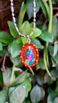 Martha of Bethany, Hand-Painted Saint Medal, Sister of Mary, Patroness of Sisters & Sorority Sisters