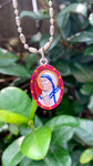 Mother Teresa of Calcutta, Hand-Painted Saint Medal, Generosity, Selflessness, Caring for Others