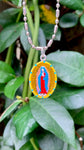 Our Lady of Guadalupe, Hand-Painted Saint Medal, Patron of the Americas, Invoked for Special Favors