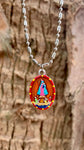 Our Lady of Charity, Hand-Painted Saint Medal, Patron of Cuba, Guidance & Safety