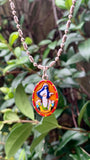 Our Lady of Medjugorje, Hand-Painted Medal, Answers & Vision, Invoked for Reflection