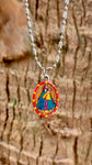 Our Lady Of Olives, Hand-Painted Medal, Reconciliation, Against Lightning