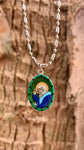 Padre Pio, Hand-Painted Saint Medal, The Miracle Worker, Health, Healing