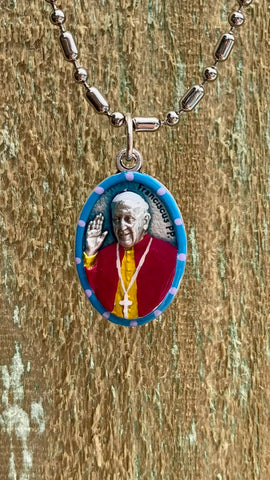 Pope Francis, Hand-Painted Medal, The People’s Pope, Catholic Renaissance
