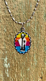 Richard of Chichester, Hand-Painted Saint Medal, Bishop of Chichester, Patron of NASCAR