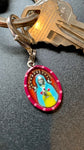 Rosa Mystica, Hand-Painted Medal, Forgiveness and Atonement