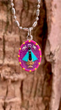 Our Lady Of San Juan De Los Lagos, Hand-Painted Medal, Mexico, Patron of Safety