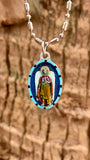 Uriel the Archangel, Hand-Painted Medal, Patron of Arts, Sciences, Poetry, Creativity